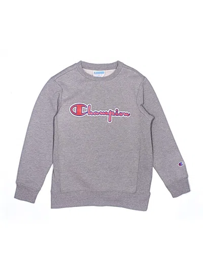 Pre-owned Champion Kids' Sweatshirt In Gray
