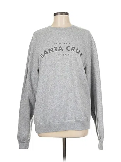 Pre-owned Champion Sweatshirt In Gray