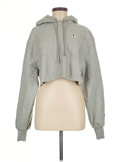Pre-owned Champion Sweatshirt In Gray