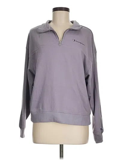 Pre-owned Champion Sweatshirt In Gray