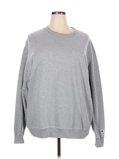 Pre-owned Champion Sweatshirt In Gray