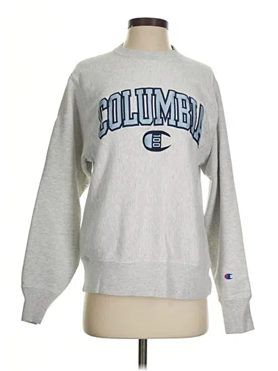 Pre-owned Champion Sweatshirt In Gray