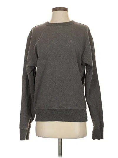 Pre-owned Champion Sweatshirt In Gray