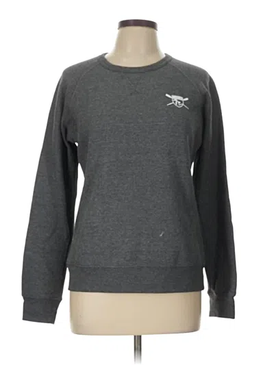 Pre-owned Champion Sweatshirt In Gray