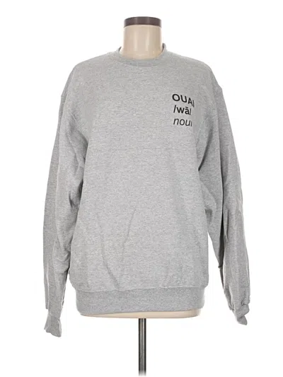 Pre-owned Champion Sweatshirt In Gray