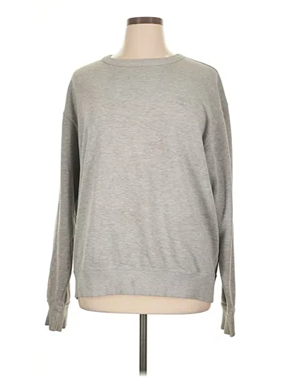 Pre-owned Champion Sweatshirt In Gray