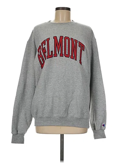 Pre-owned Champion Sweatshirt In Gray