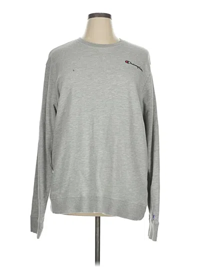 Pre-owned Champion Sweatshirt In Gray