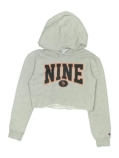 Pre-owned Champion Kids' Sweatshirt In Gray