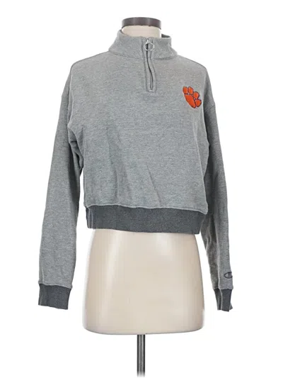 Pre-owned Champion Sweatshirt In Gray
