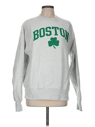 Pre-owned Champion Sweatshirt In Gray