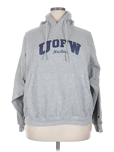 Pre-owned Champion Sweatshirt In Gray