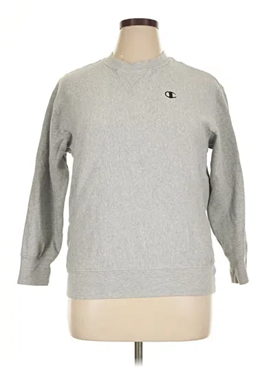 Pre-owned Champion Sweatshirt In Gray