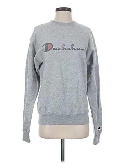Pre-owned Champion Sweatshirt In Gray