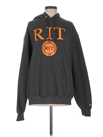 Pre-owned Champion Sweatshirt In Gray
