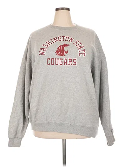 Pre-owned Champion Sweatshirt In Gray
