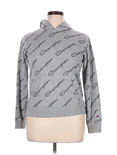 Pre-owned Champion Sweatshirt In Gray
