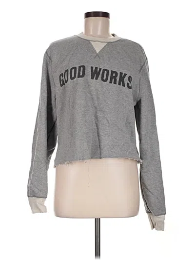 Pre-owned Champion Sweatshirt In Gray