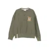 Champion Embroidered Logo Sweatshirt In Green