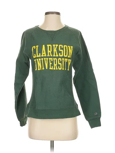 Pre-owned Champion Sweatshirt In Green