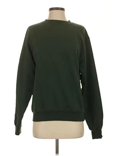 Pre-owned Champion Sweatshirt In Green