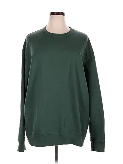 Pre-owned Champion Sweatshirt In Green