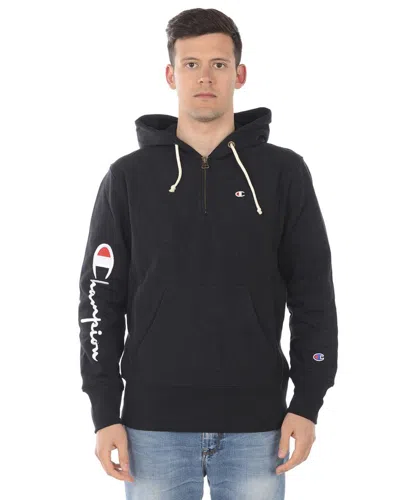 Champion Sweatshirt Hoodie In Black