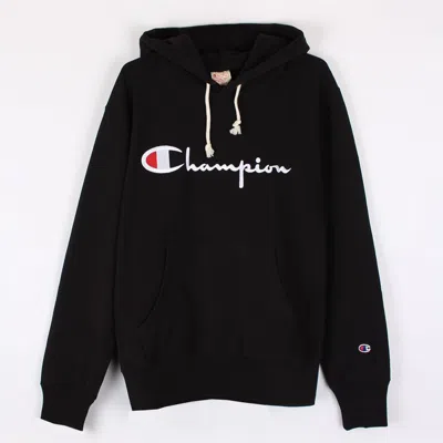 Champion Sweatshirt Hoodie In Black