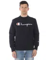 Champion Logo Print Pattern Sweatshirt In Blue