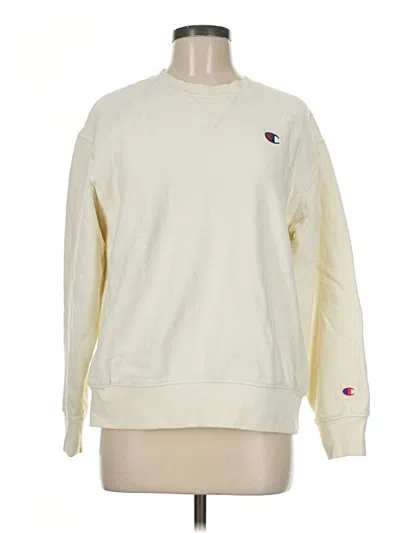 Pre-owned Champion Sweatshirt In Ivory