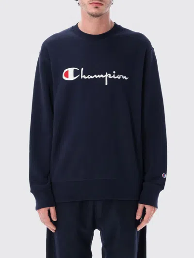 Champion Sweatshirt Men In Blue