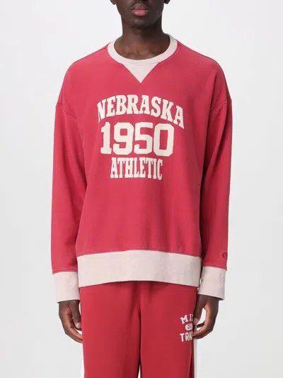 Champion Crew-neck Sweatshirt In Red