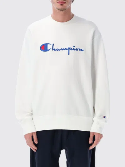 Champion Sweatshirt Men In White