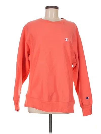 Pre-owned Champion Sweatshirt In Orange