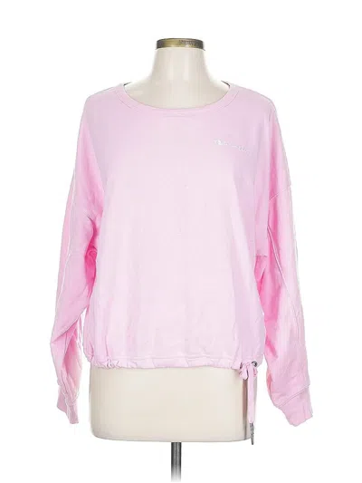 Pre-owned Champion Sweatshirt In Pink