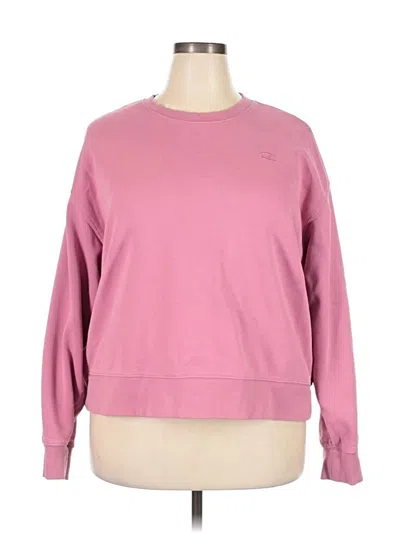 Pre-owned Champion Sweatshirt In Pink
