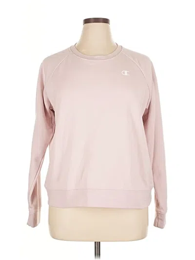 Pre-owned Champion Sweatshirt In Pink