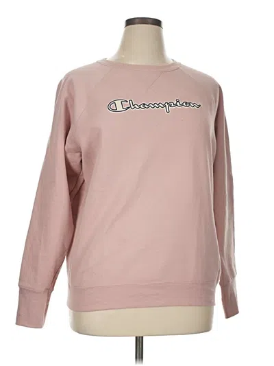 Pre-owned Champion Sweatshirt In Pink