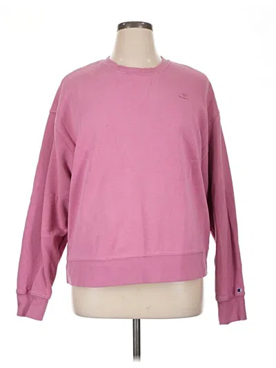 Pre-owned Champion Sweatshirt In Pink