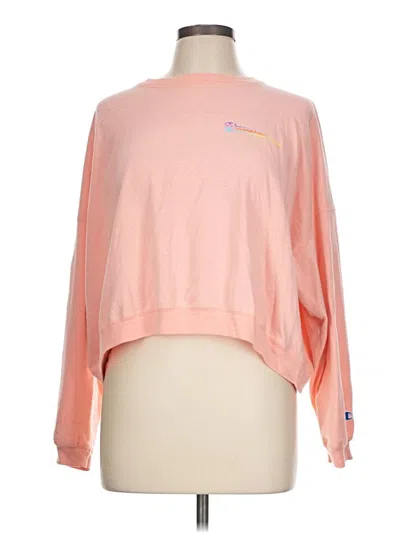 Pre-owned Champion Sweatshirt In Pink