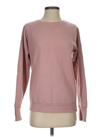 Pre-owned Champion Sweatshirt In Pink
