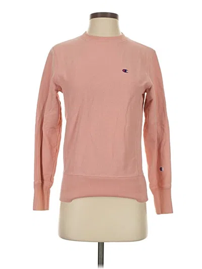 Pre-owned Champion Sweatshirt In Pink