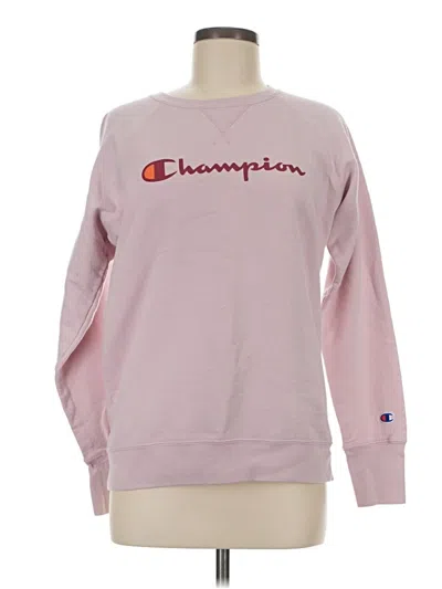 Pre-owned Champion Sweatshirt In Pink