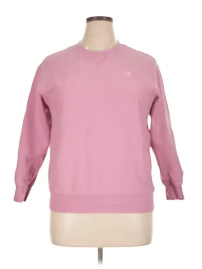 Pre-owned Champion Sweatshirt In Pink
