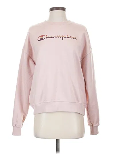 Pre-owned Champion Sweatshirt In Pink