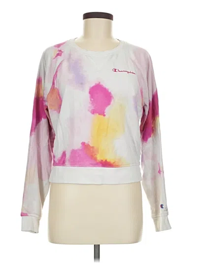 Pre-owned Champion Sweatshirt In Pink