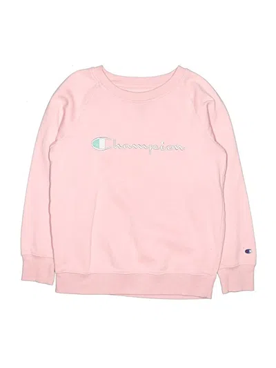 Pre-owned Champion Kids' Sweatshirt In Pink