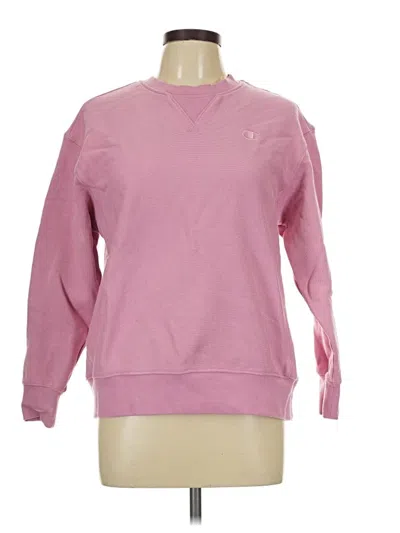 Pre-owned Champion Sweatshirt In Pink