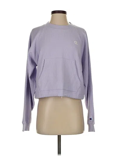 Pre-owned Champion Sweatshirt In Purple