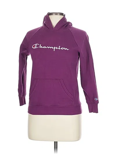Pre-owned Champion Sweatshirt In Purple